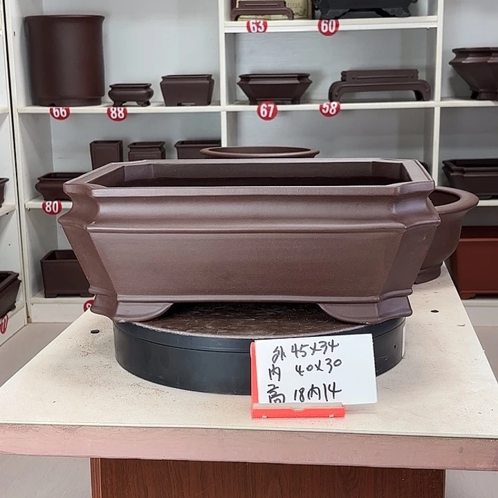 花盆紫砂大切角大