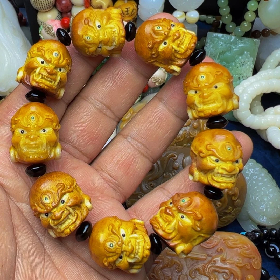 鹿骨手串/手链天然的