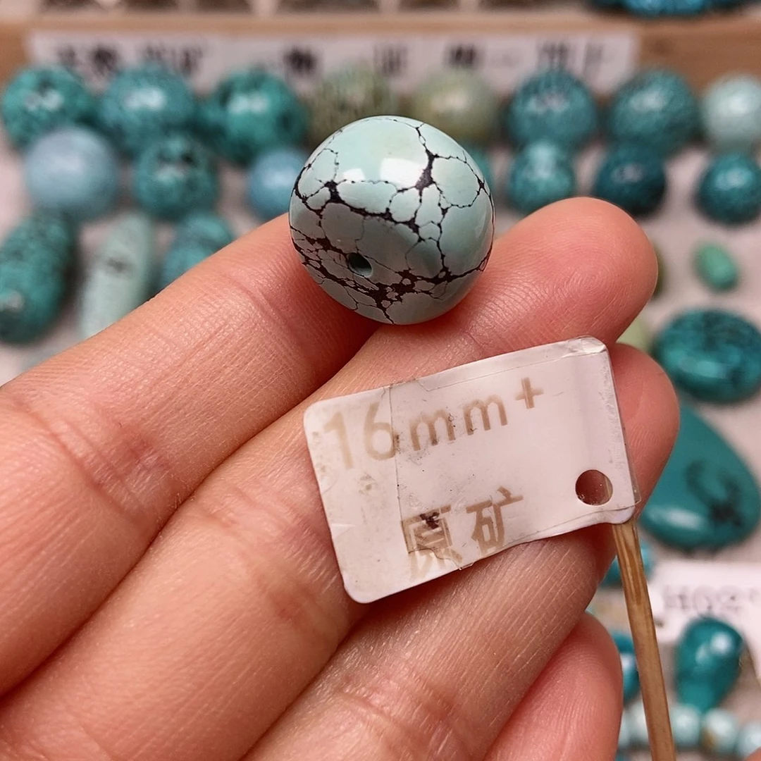 未镶嵌绿松石珠宝半成品