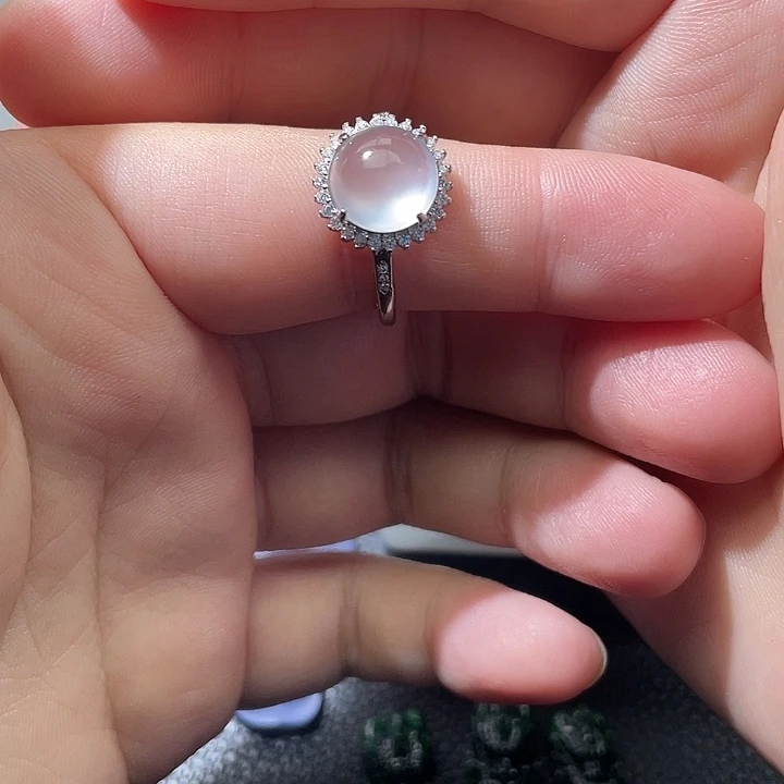 石英质玉合金戒指