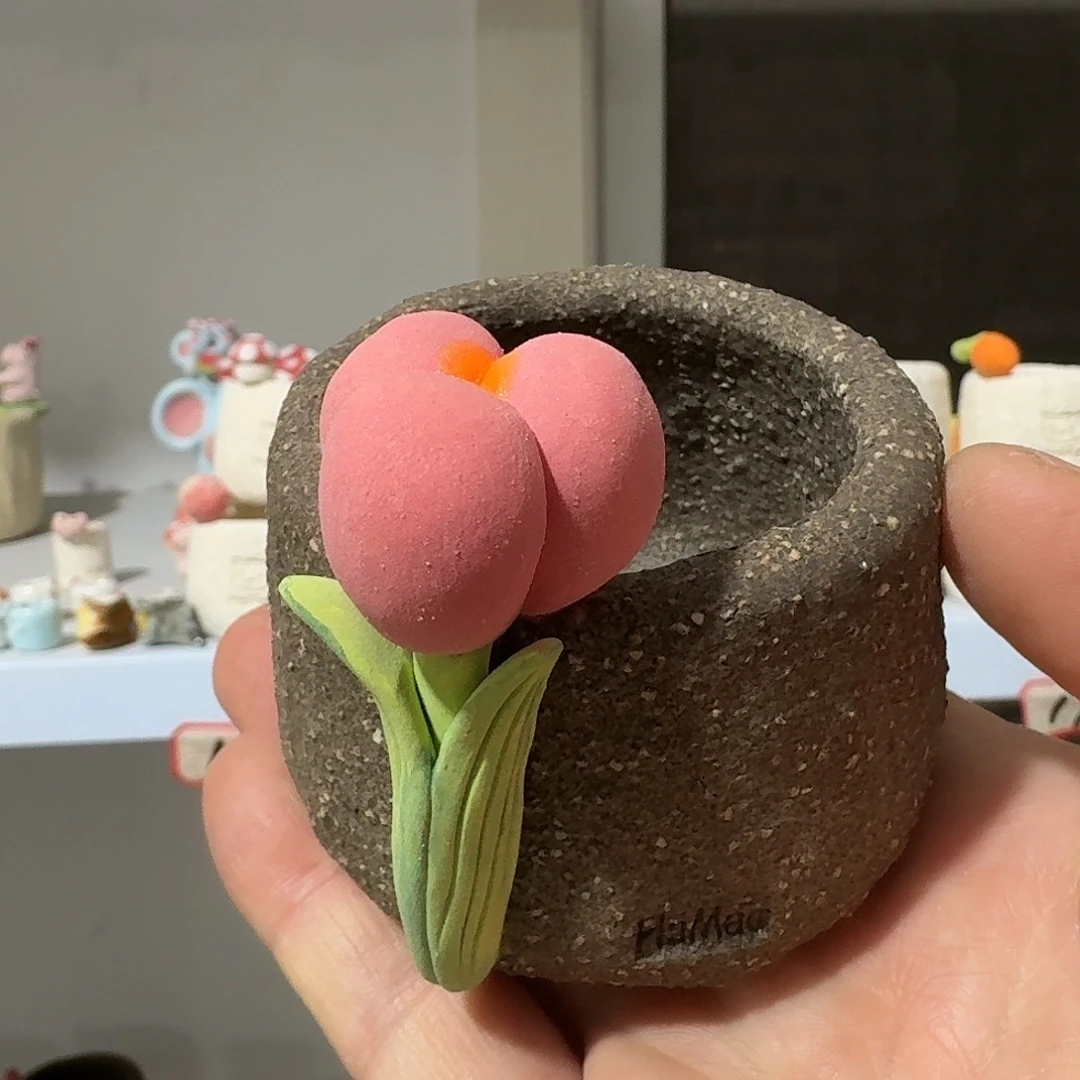 厂家直销手工花盆摆件