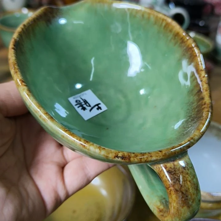 八***哥瓷片磁州窑五厂盘碗壶杯