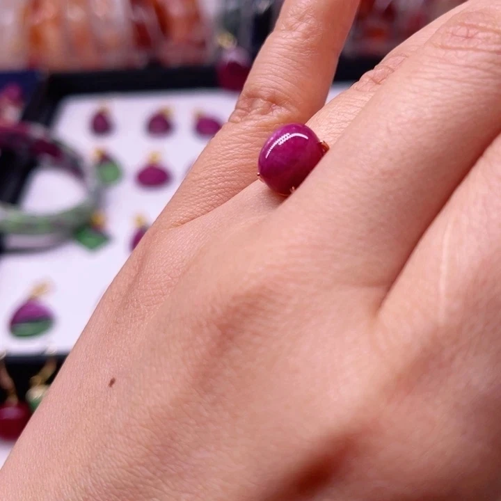 红宝戒指活口可调节量少价优