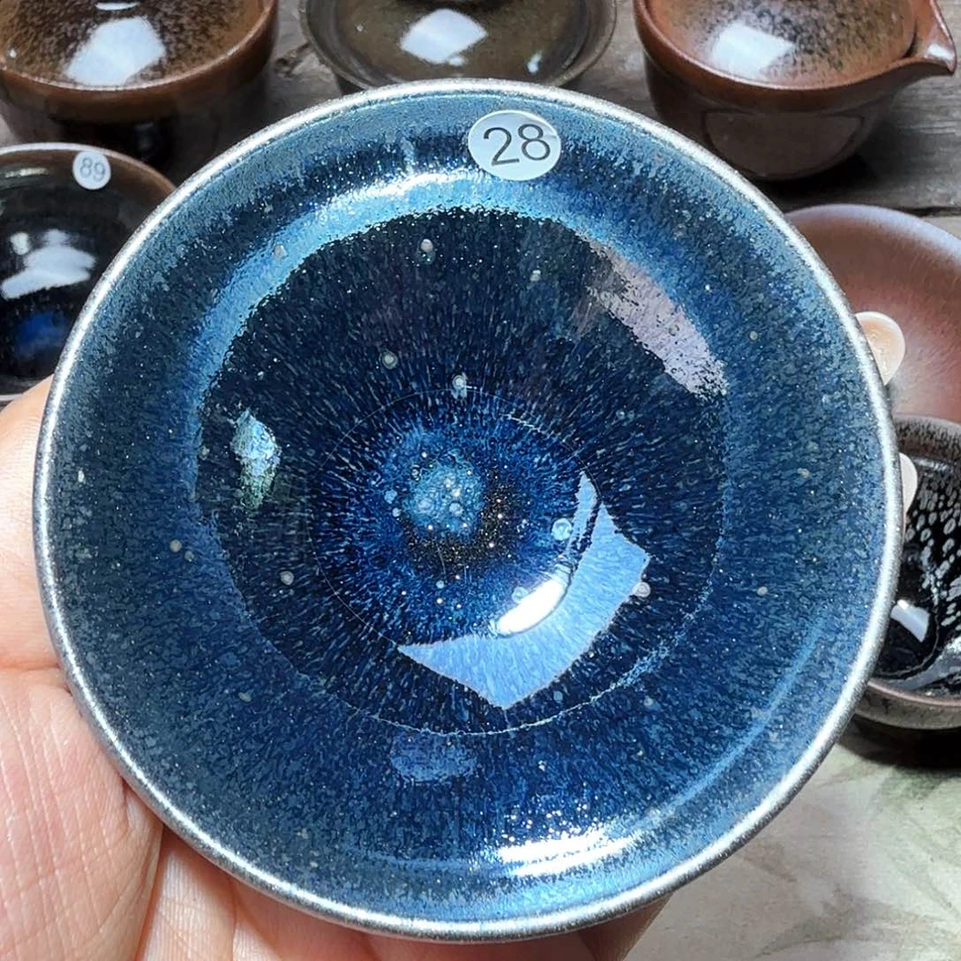茶盏义兴龙窑建盏28微瑕