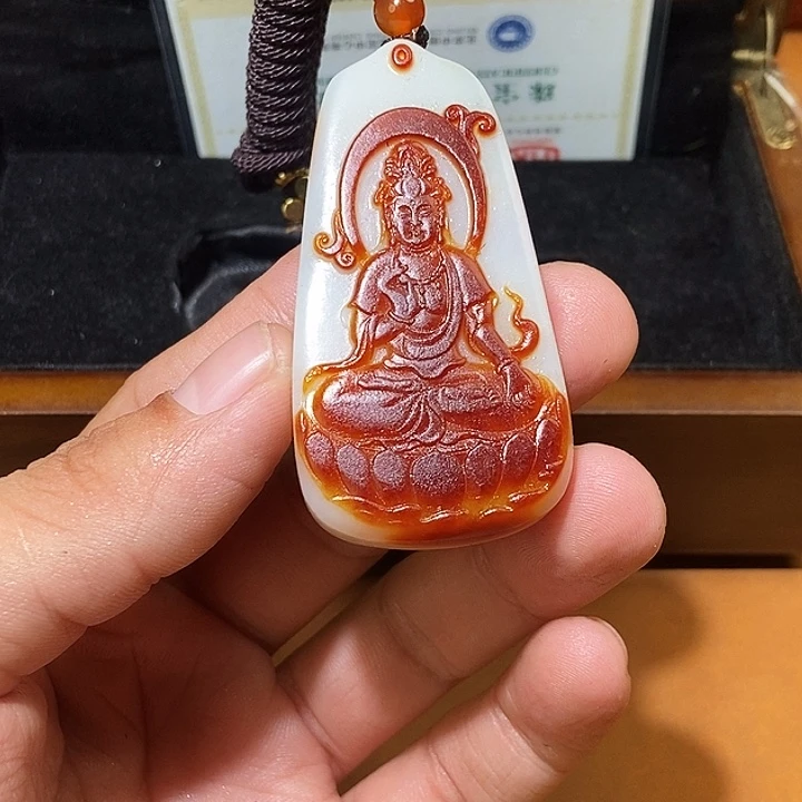 和田玉未镶嵌颈饰HX