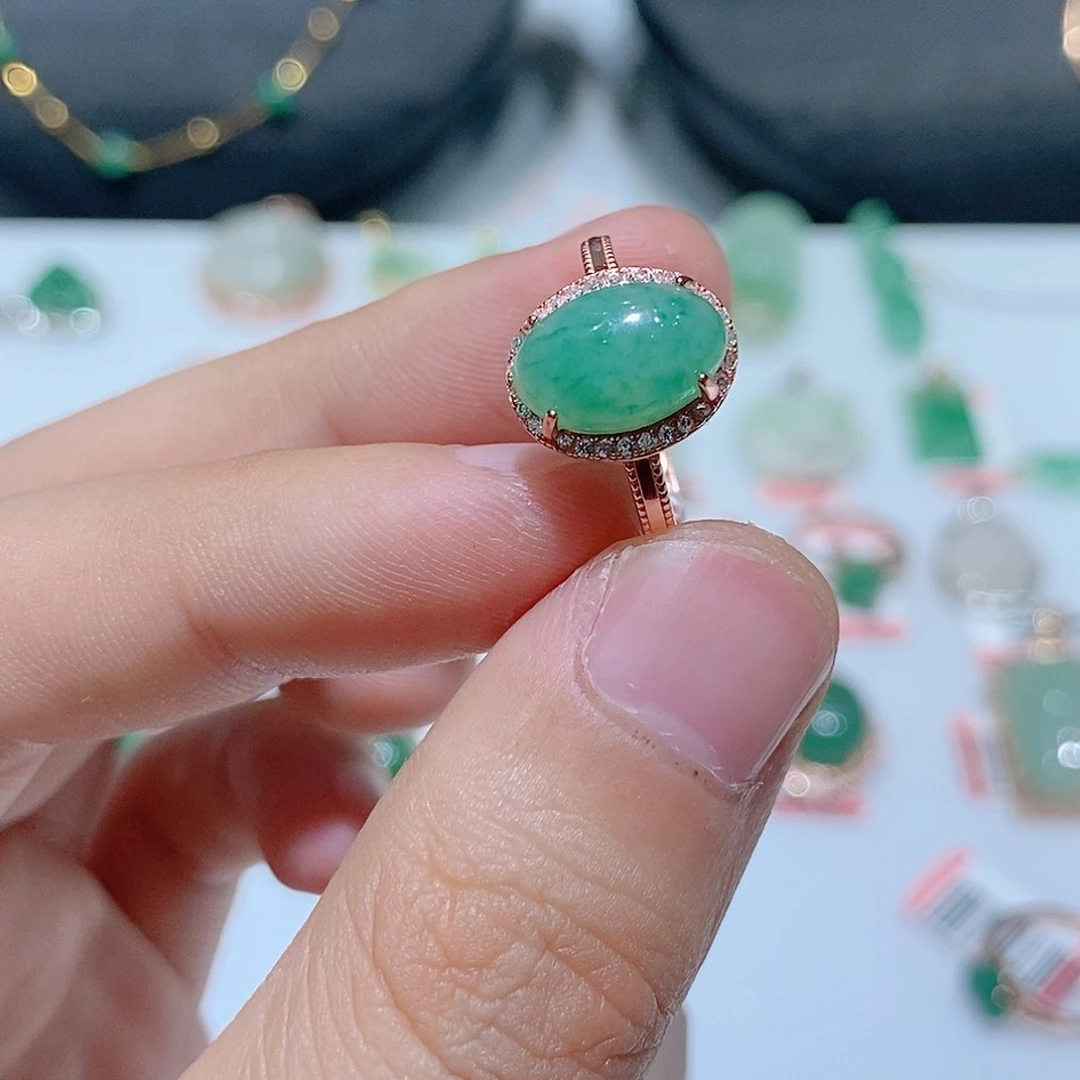 银S925镶嵌独山玉吊坠