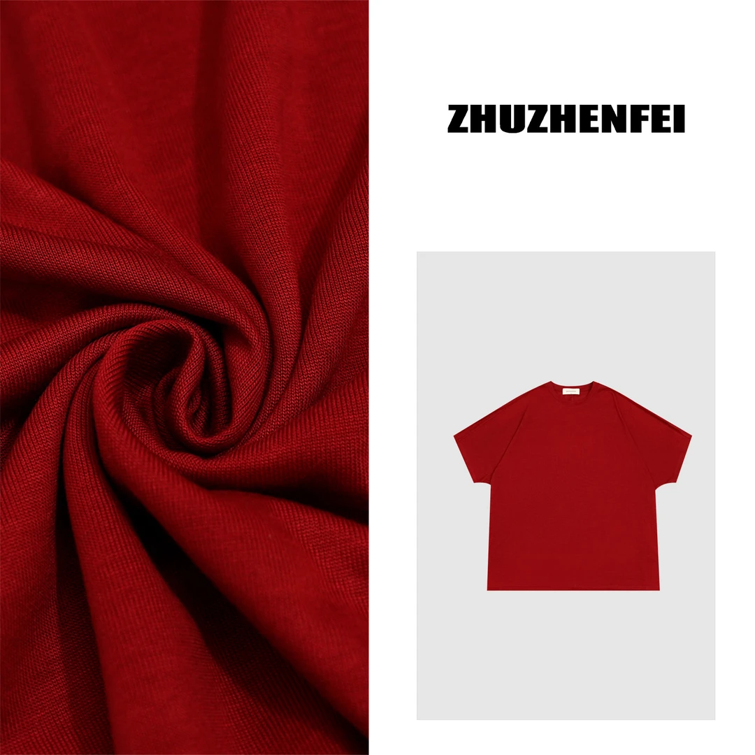 ZHUZHENFEI 100莱赛尔天丝夏季透气舒适百搭T恤Z352507