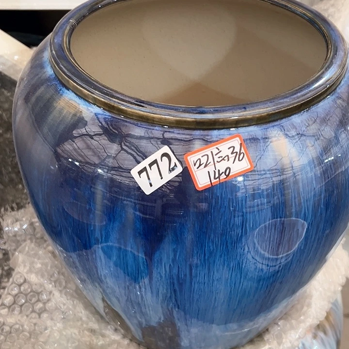 陶瓷景德镇精品花盆栽适合盆