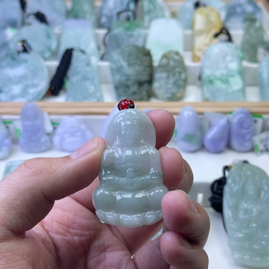 翡翠未镶嵌颈饰1237