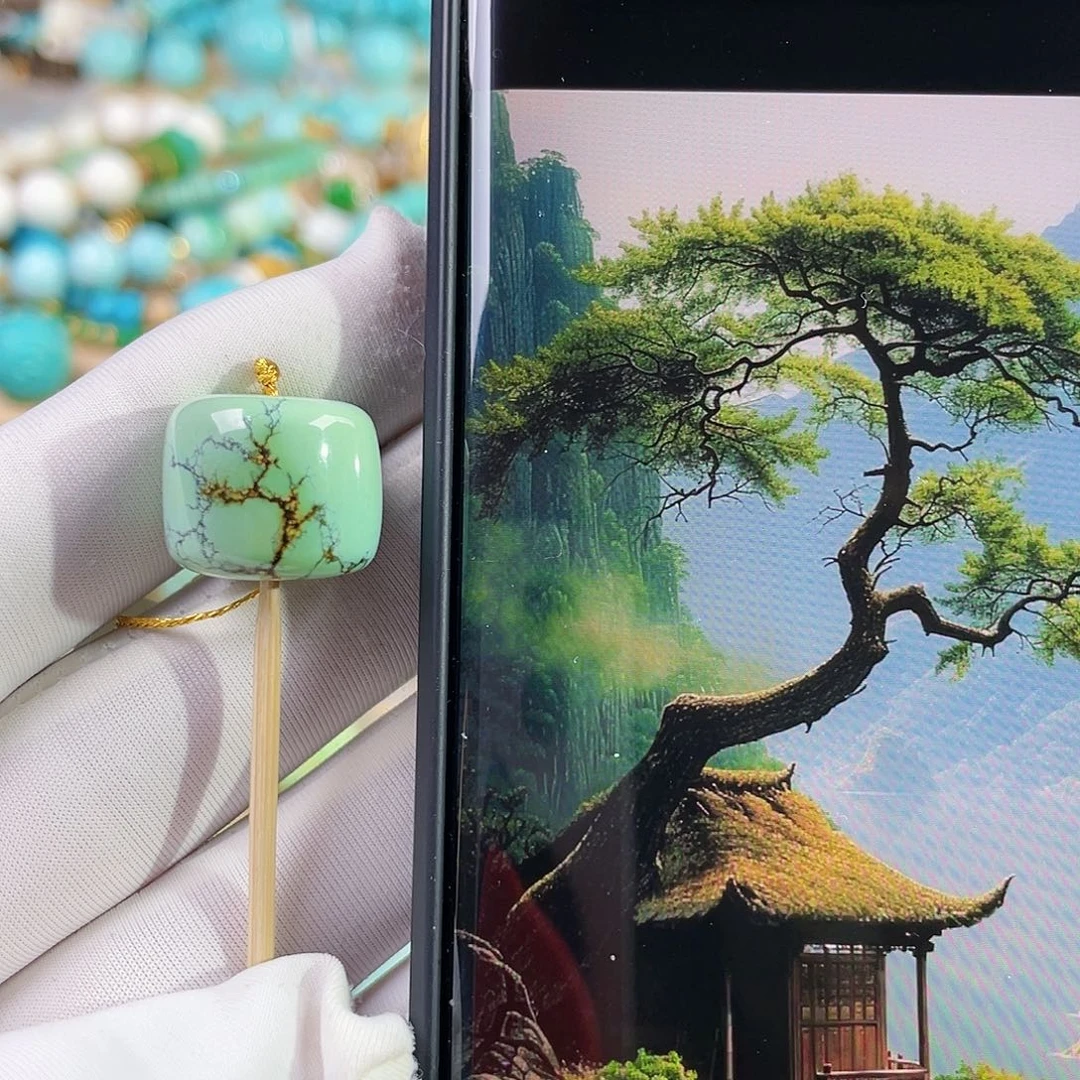 绿松石未镶嵌珠宝奇石