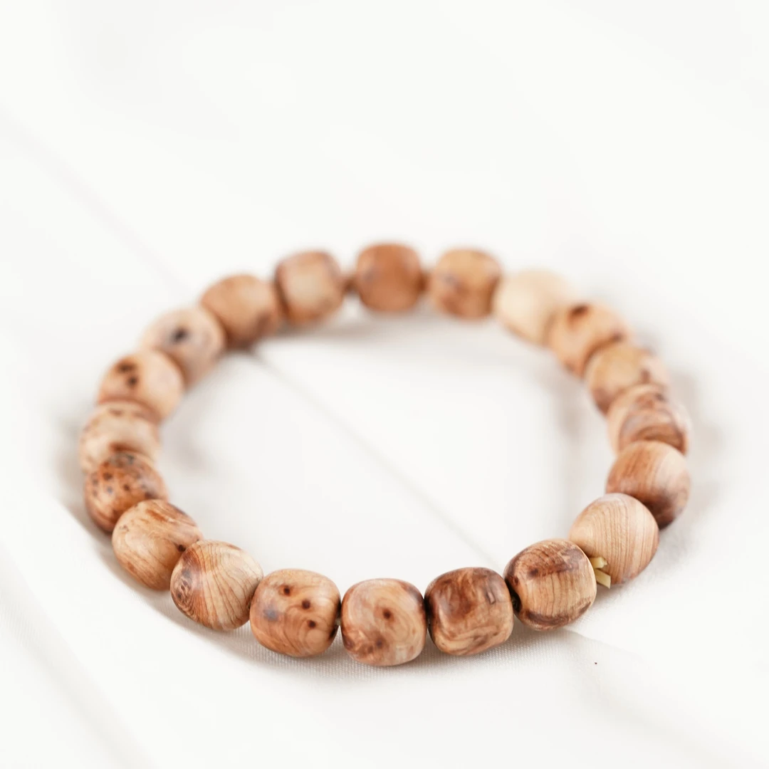 【珊木居】YB022 崖柏留疤10*10老型珠单圈手串