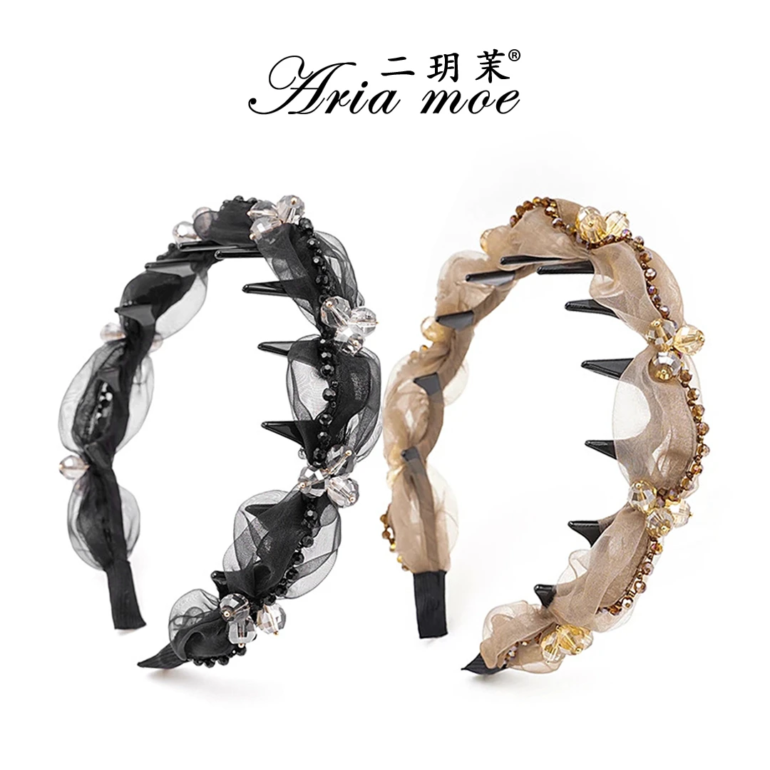 【琉晶】高定日常百搭高颅顶发箍休闲气质小众高级感时尚压发发卡