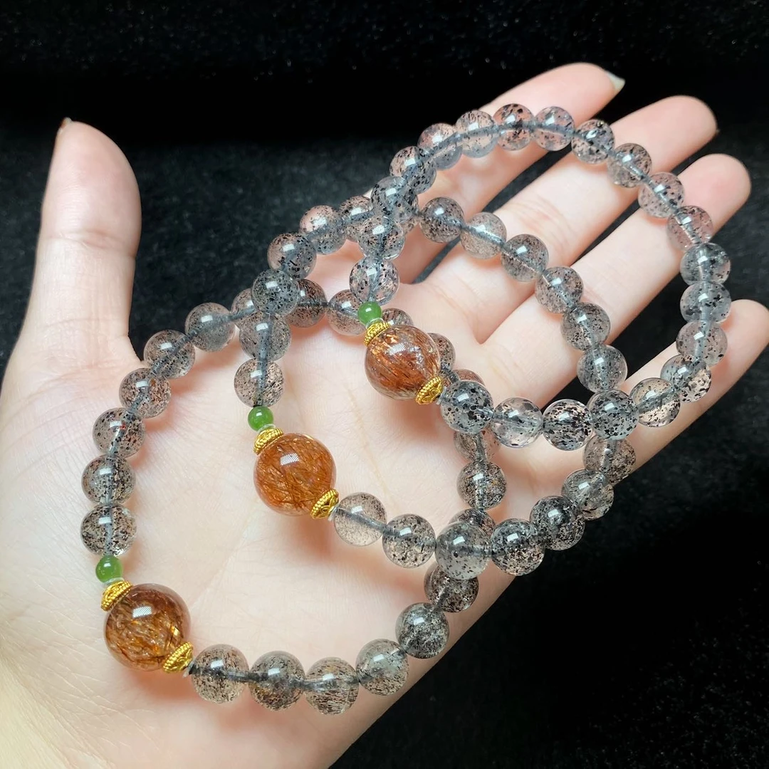 【云上好物】9 DS79086-水晶单圈DIY手串-多样性发一件-7mm（JG）