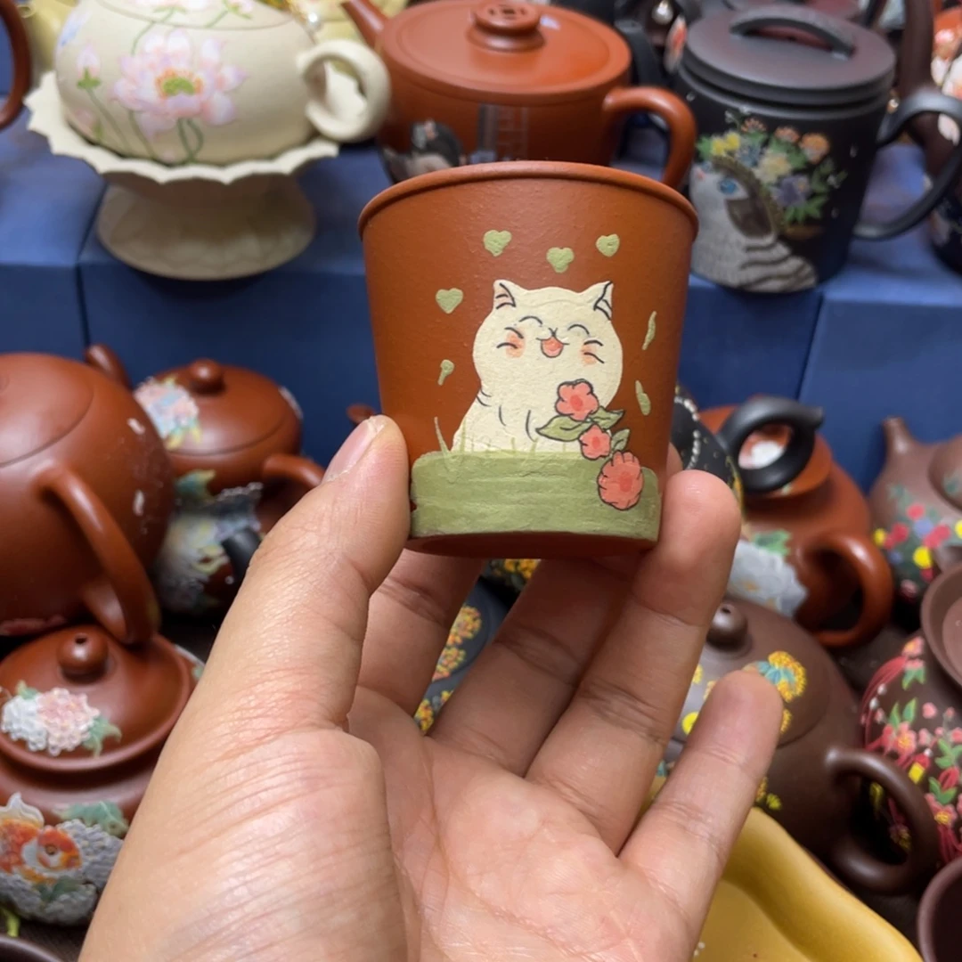 紫砂茶杯紫砂主人杯80cc