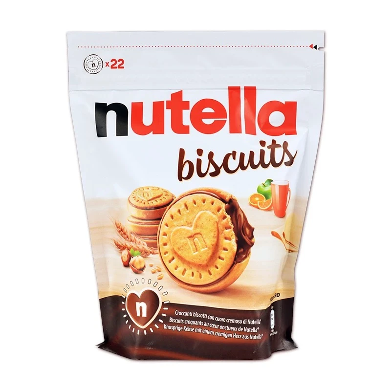 费列罗能多益榛子巧克力爱心饼干304g一袋  新日期