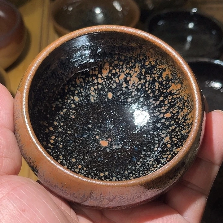 阳***军传统原矿釉柴烧建盏