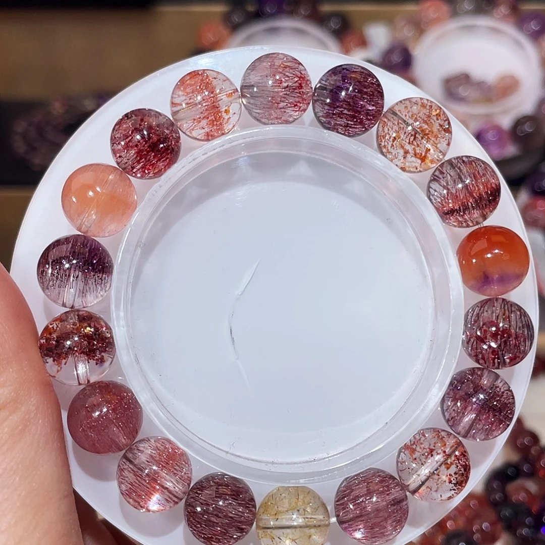 水晶手链18K金镶嵌稀有色11