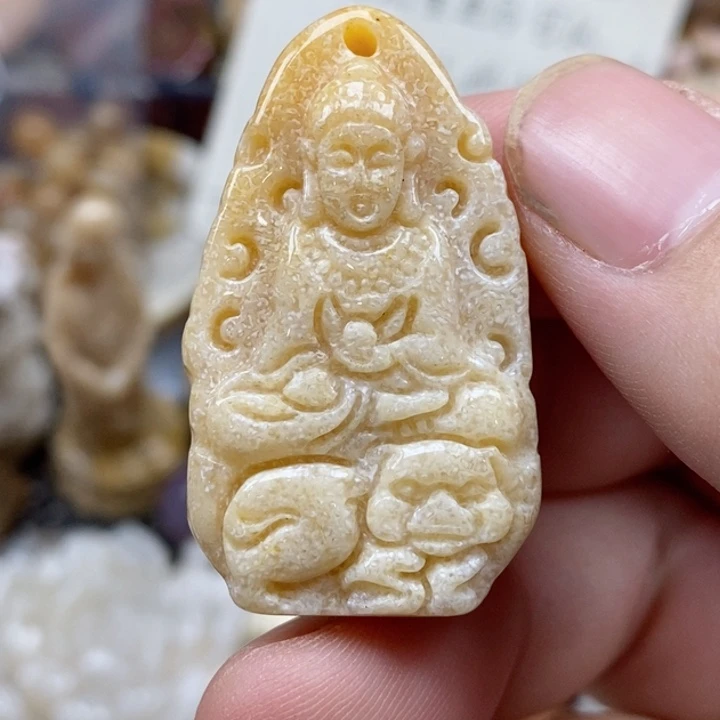 硅化珊瑚（珊瑚玉）未镶嵌颈饰小