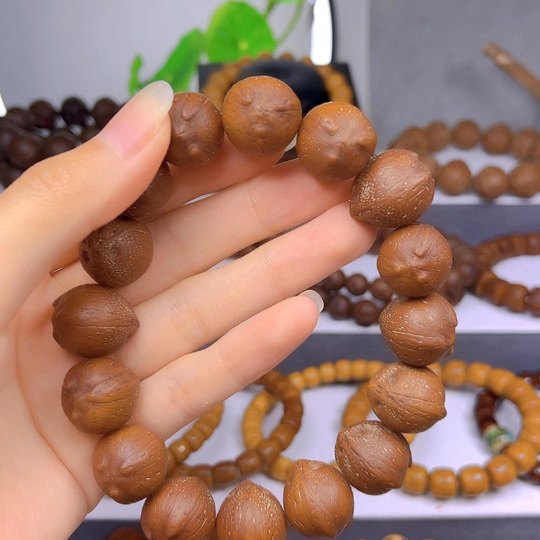 紫金鼠手串【清仓款】原皮鲨鱼背17巴西籽