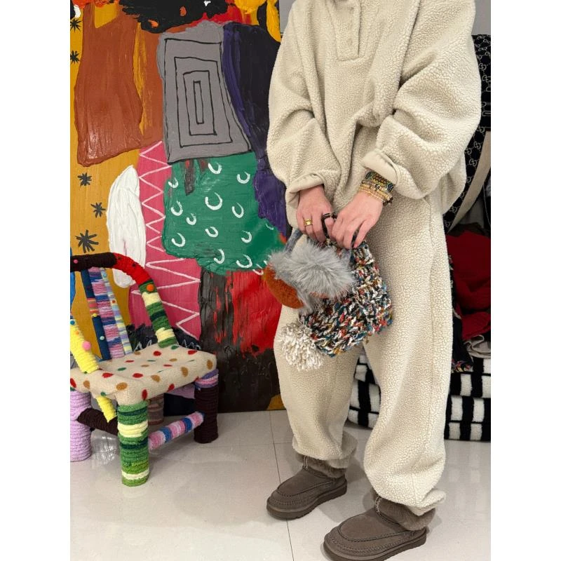 超保暖的摇粒绒套装 J24T506