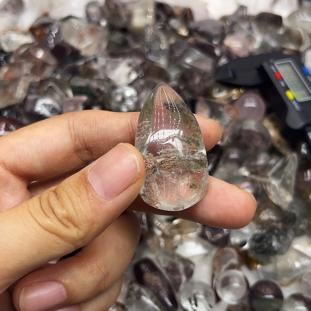 烟晶戒指银S925镶嵌桉*