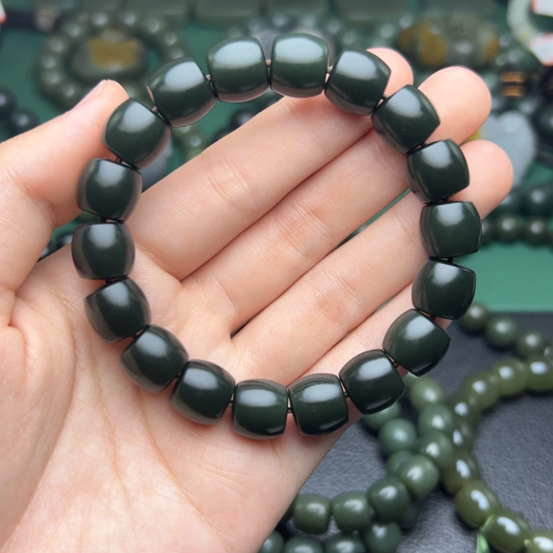 和田玉手链未镶嵌小****读