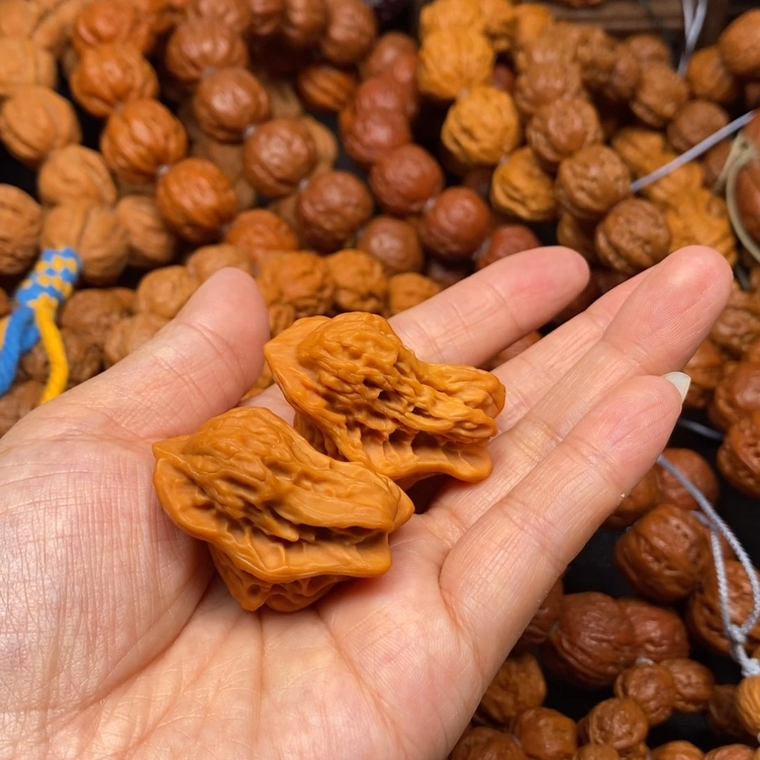 桃核手串小鸟手捻