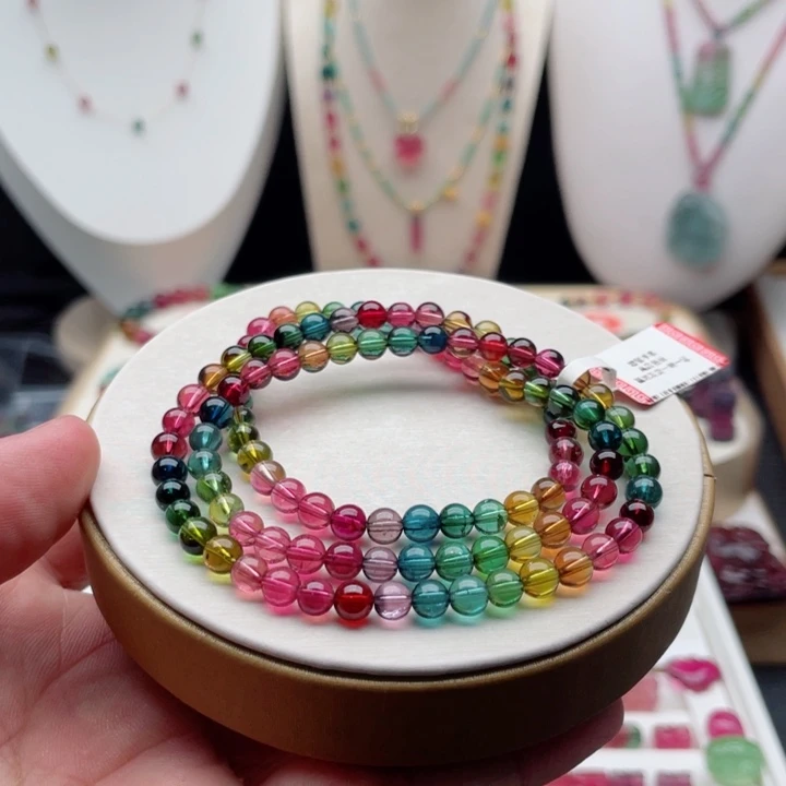 未镶嵌手链碧玺碧玺手链