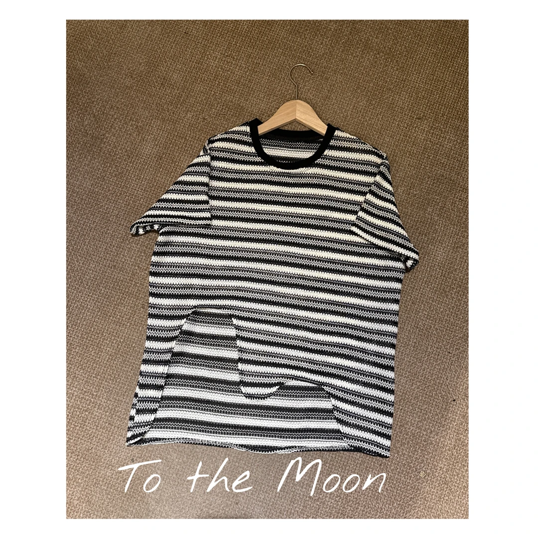 UpSd 原创【条纹小阿尔】透气短袖T恤宽松超透气6057