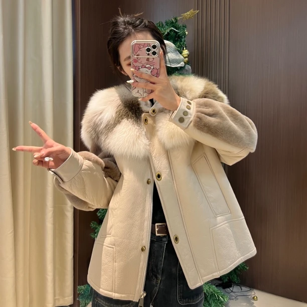 【幻歌系列】皮毛一体外套Dj-223