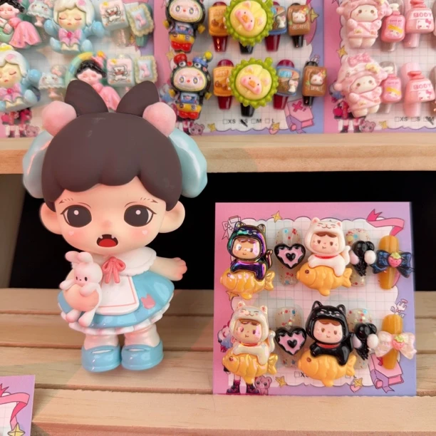 （定制饱饱镭射）定制手工穿戴甲