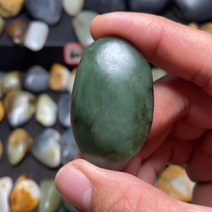 和田玉未镶嵌挂件85