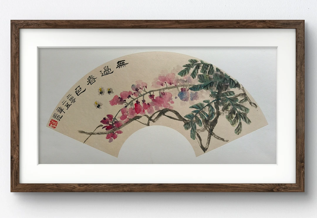 新中式花鸟装饰画客厅玄关书房复古法式中国风挂画