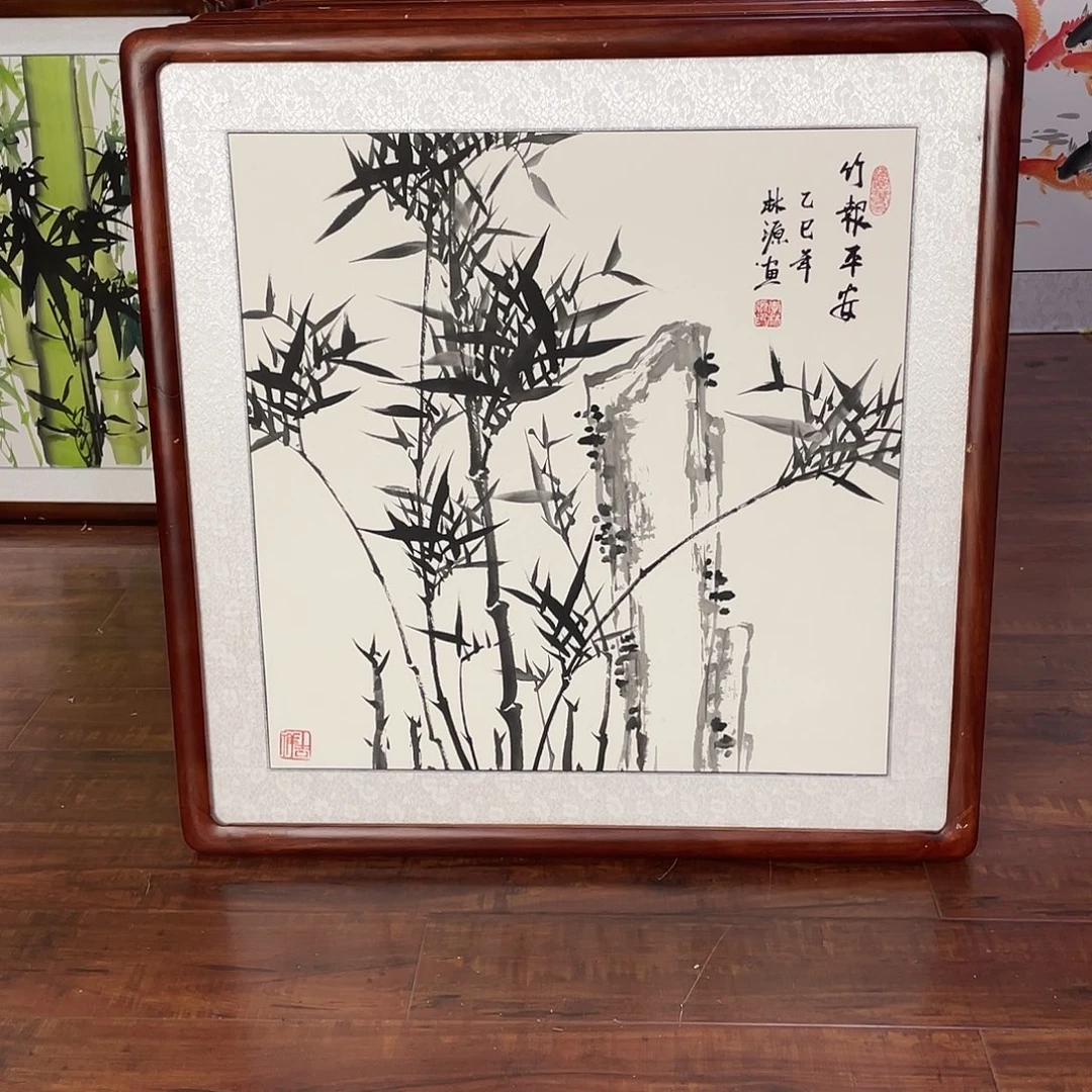 国画带框尺寸63*63厘米