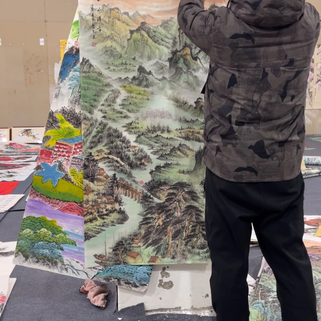 国画处理作品看好再拍哦