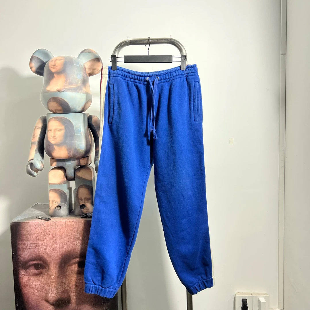 99新 GUCCI/古驰 99新古驰侧边logo长裤S码腰围39裤长88