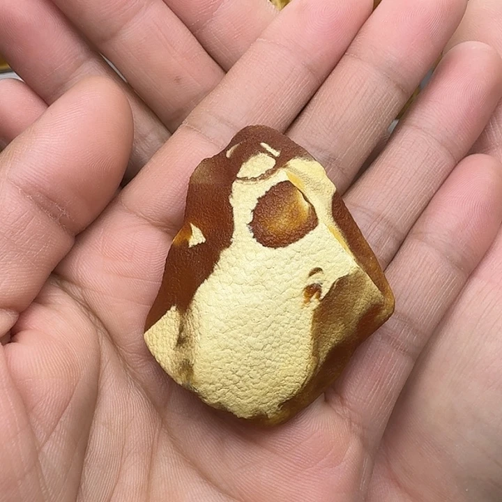 蜜蜡未镶嵌裸石天然蜜蜡白蜡原石吊坠