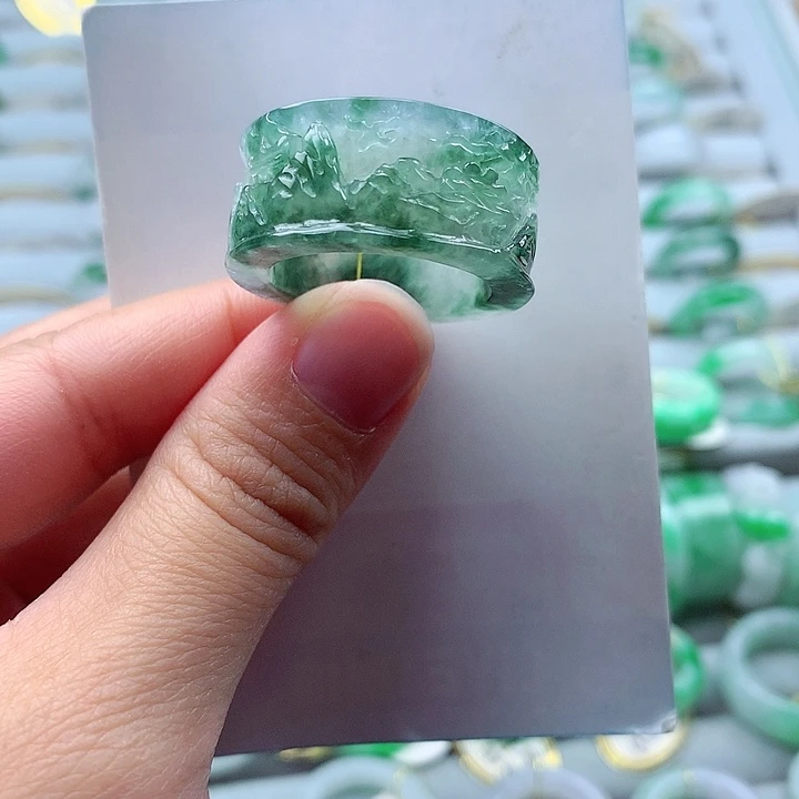 【闪购商品】未镶嵌戒指翡翠25.26号