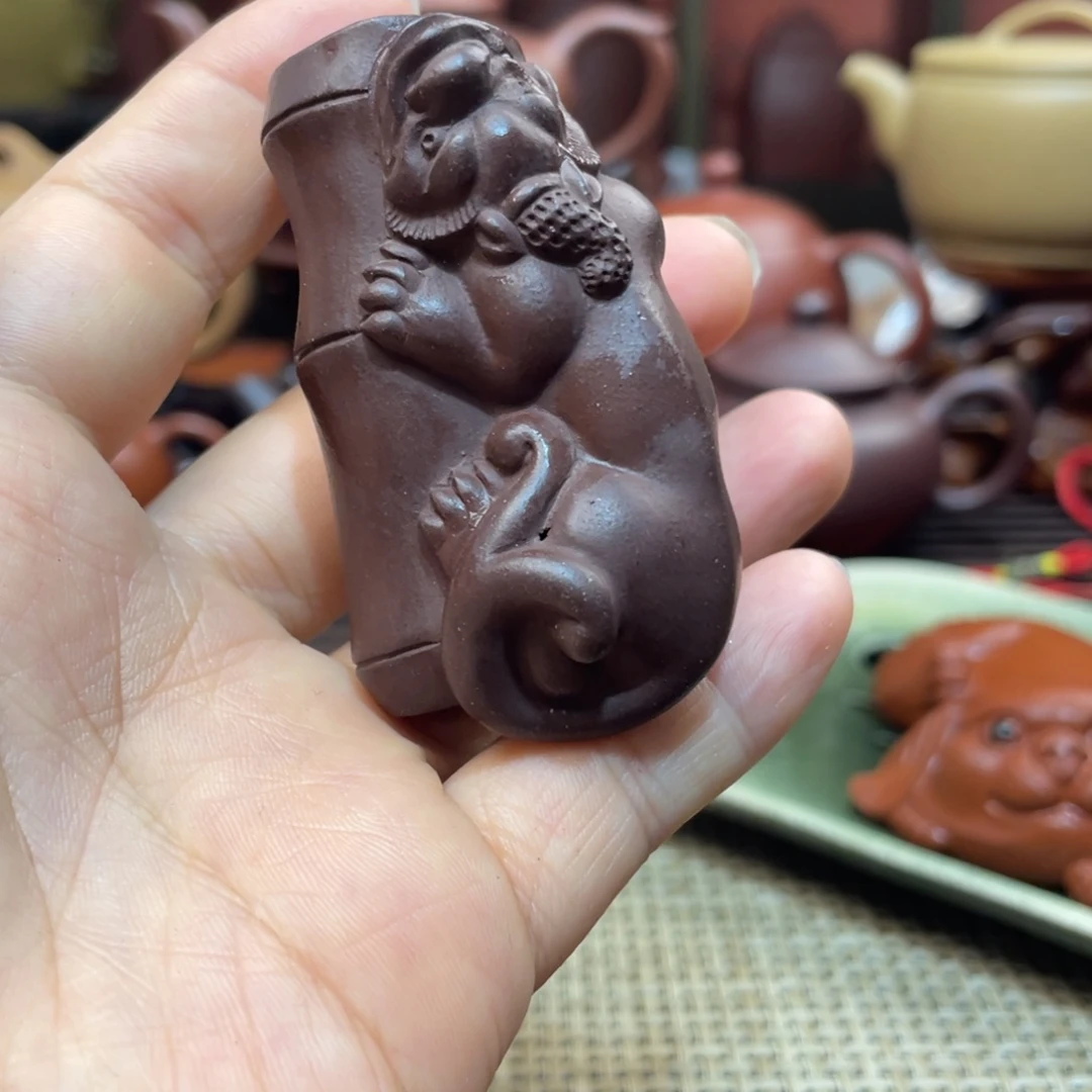 茶壶紫砂紫砂把玩件