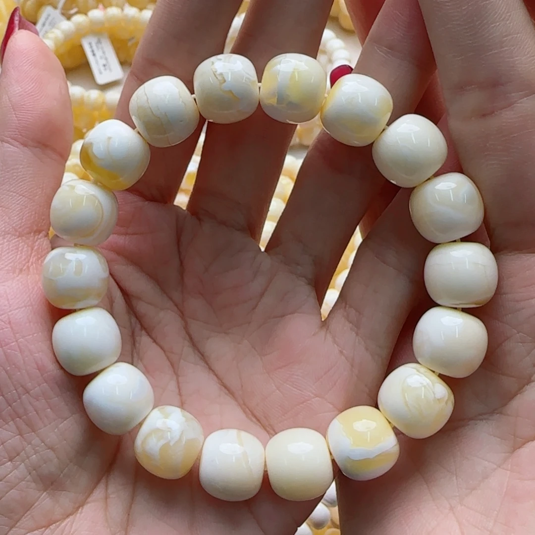 琥珀未镶嵌手链蜜蜡手串