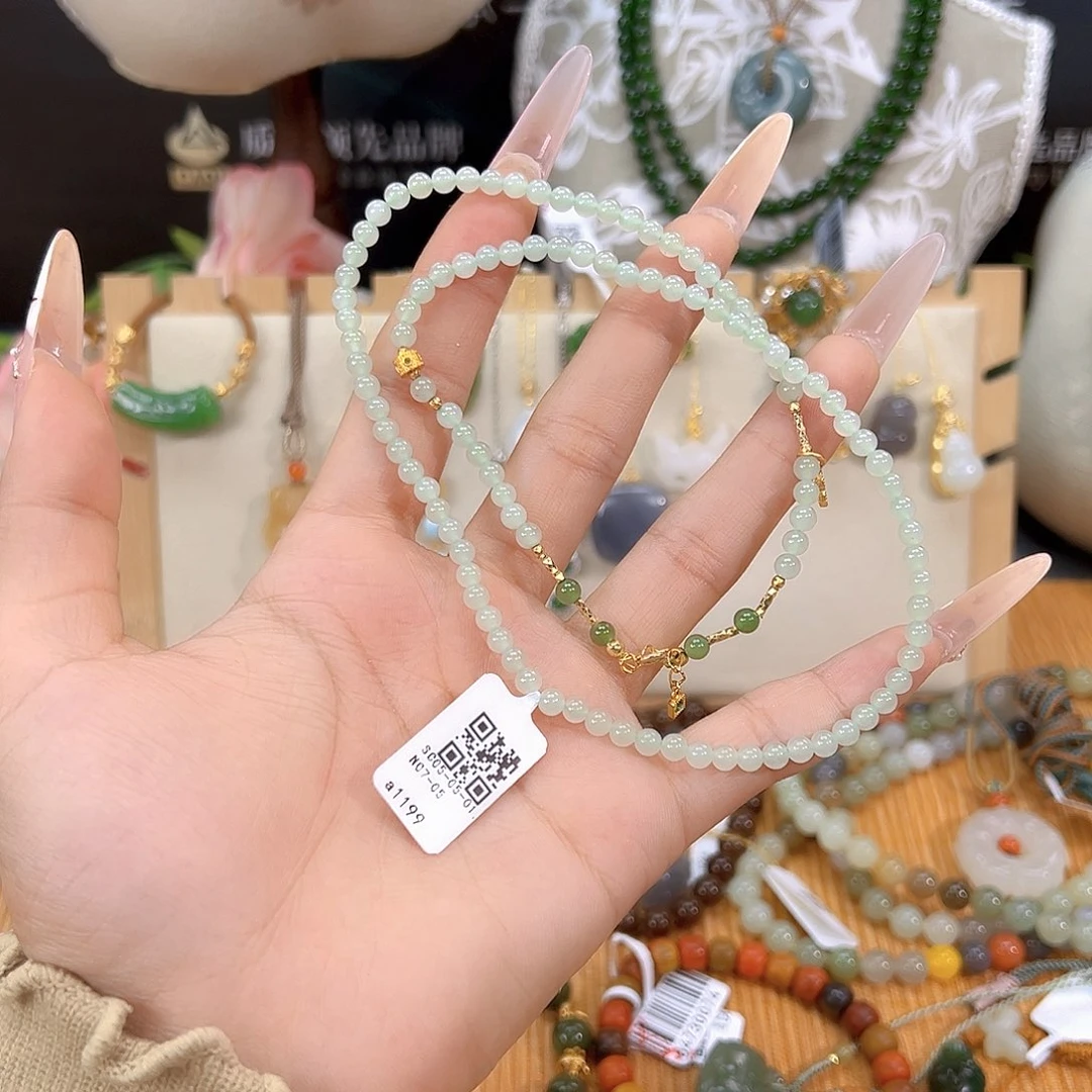 和田玉未镶嵌颈饰sj