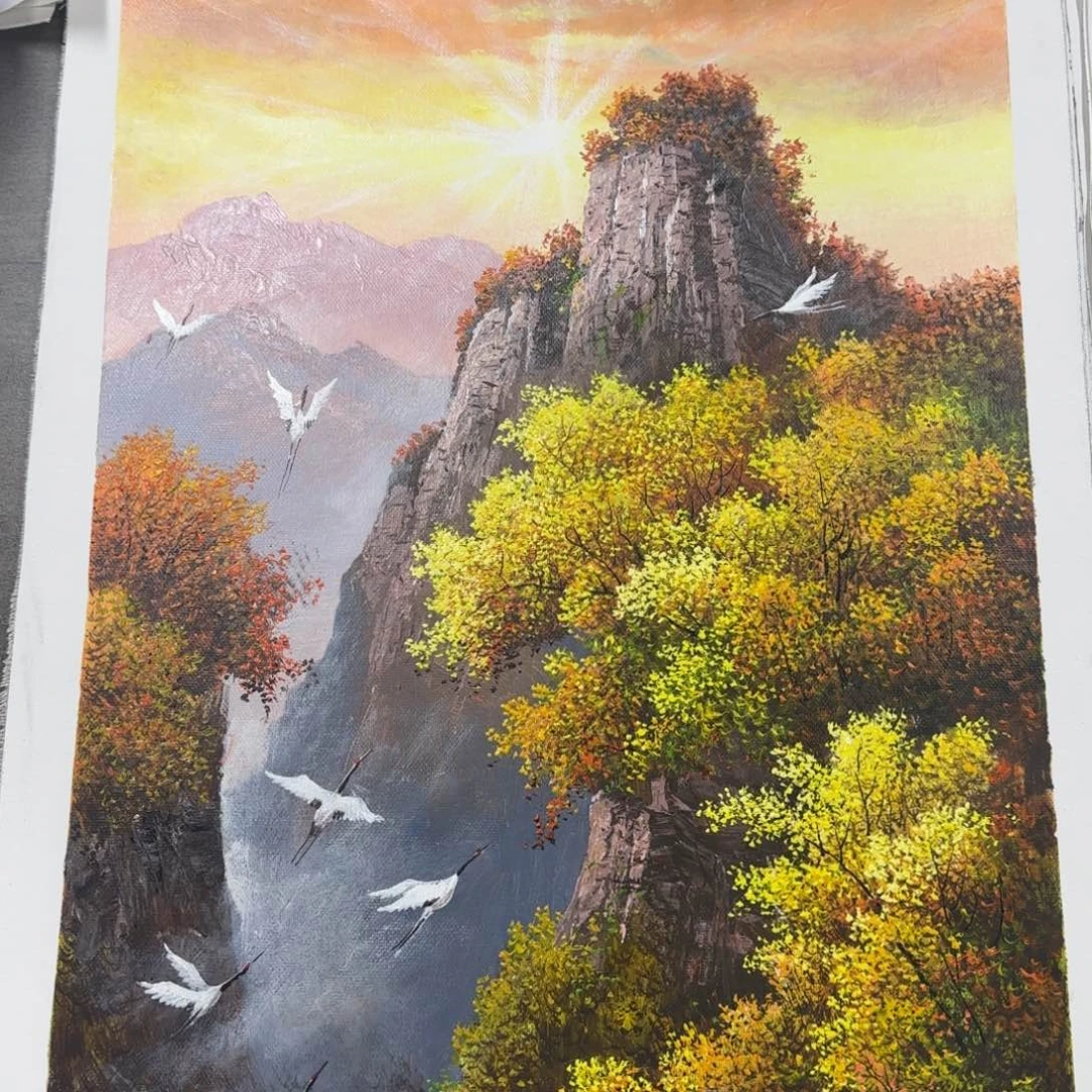 油画加油加油努力加油加油