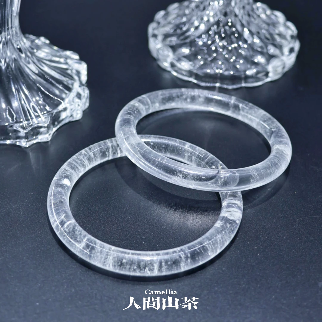 人间山茶 A2-2858 白水晶手镯 多样性发其一