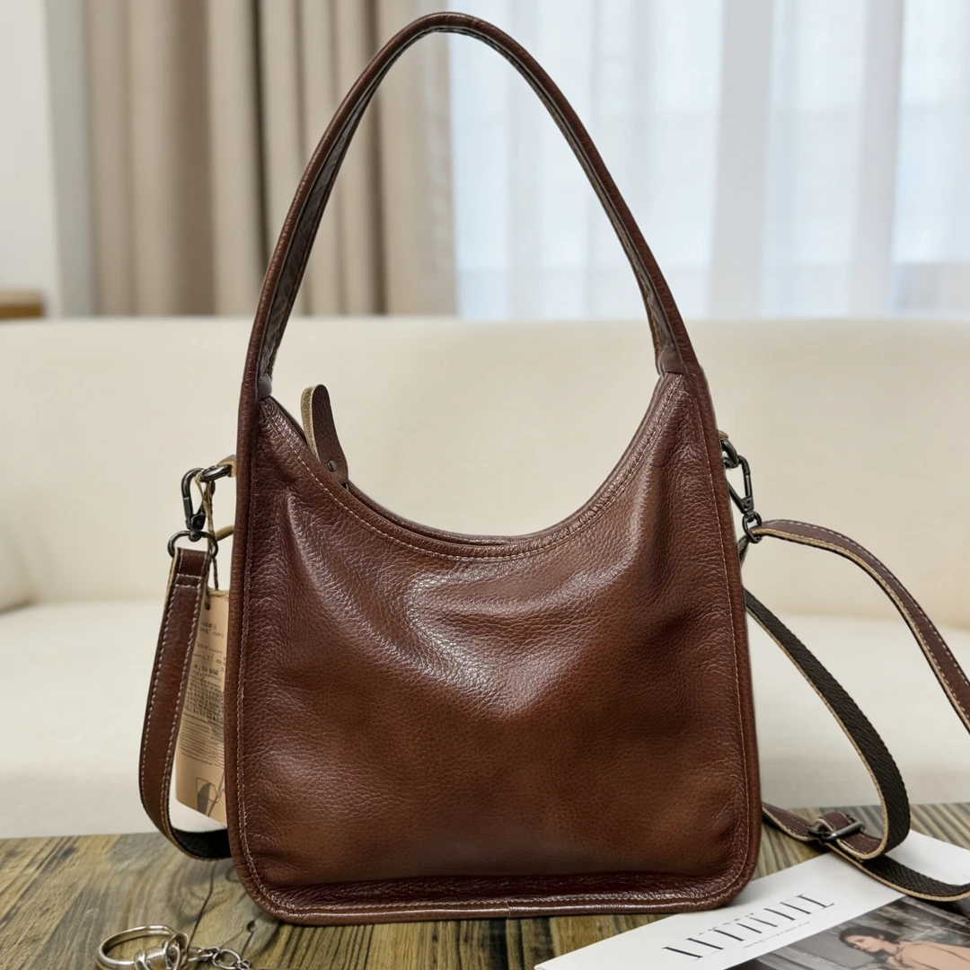 休闲腋下简约风纯色时尚女士包防水法式轻奢风经典8661