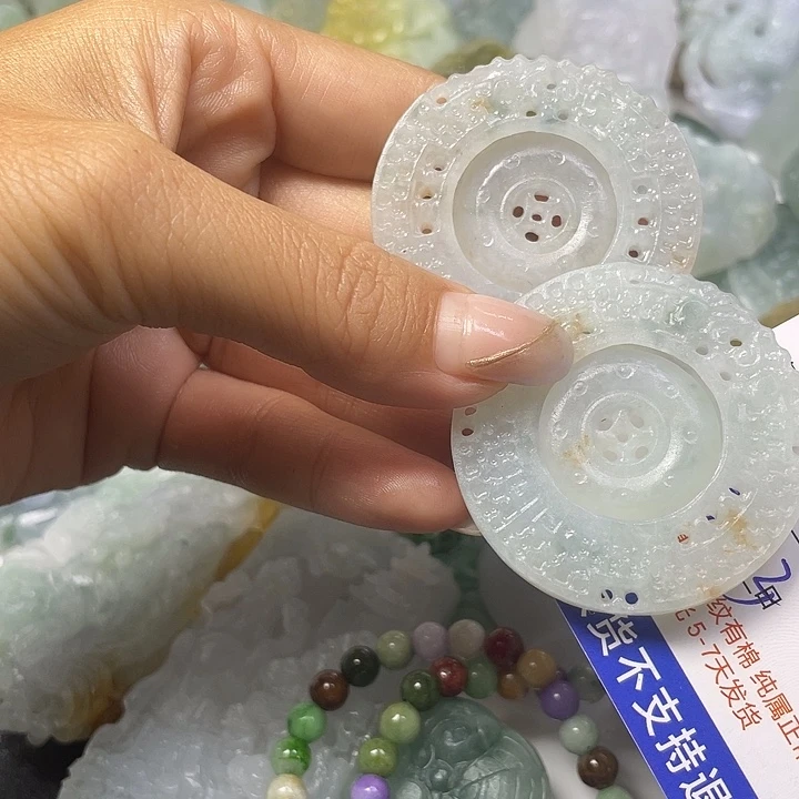 草***根颈饰未镶嵌翡翠毛货7