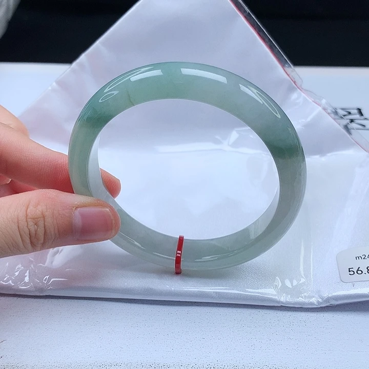 翡翠手镯未镶嵌缅甸天然a货手镯56+