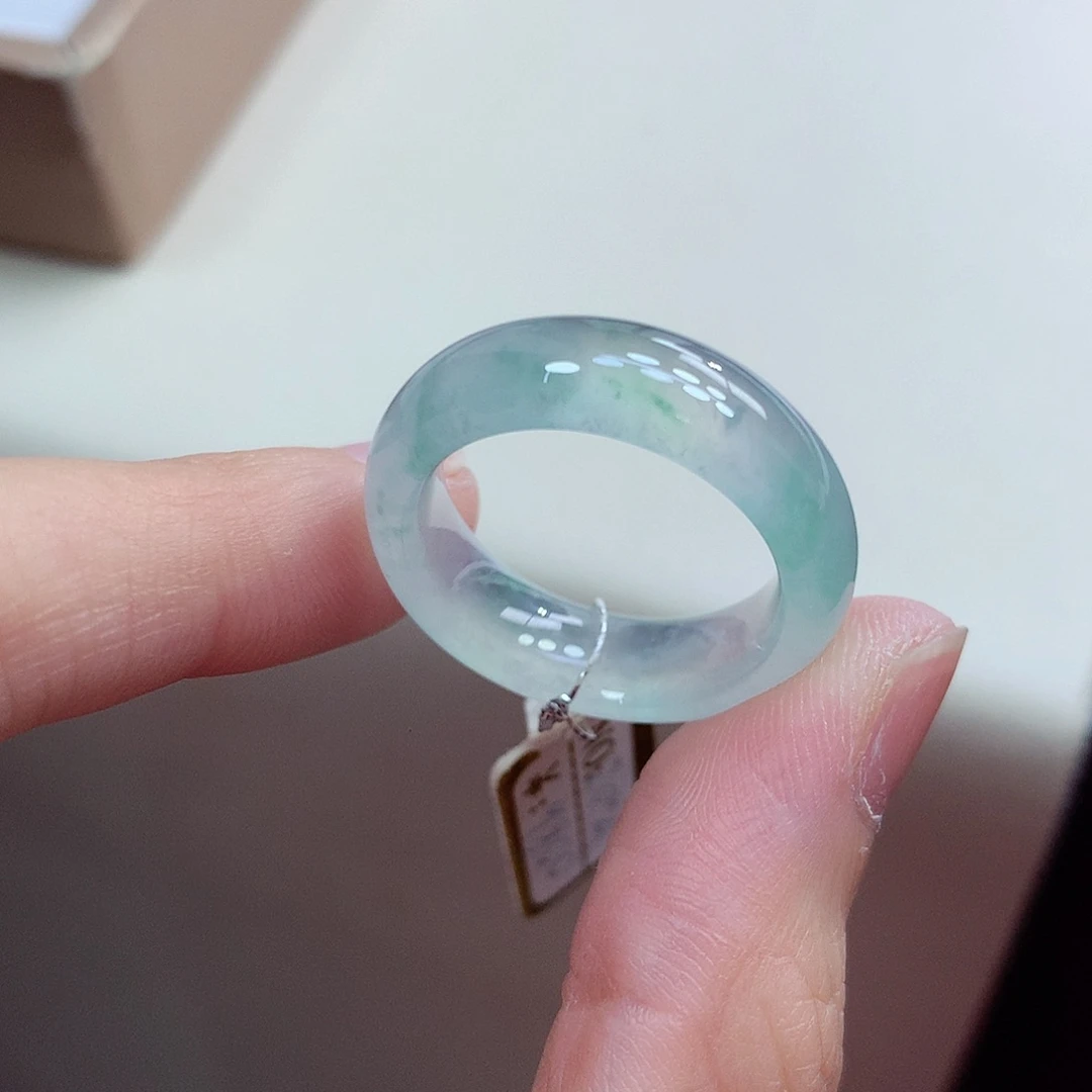 翡翠未镶嵌戒圈20-21号