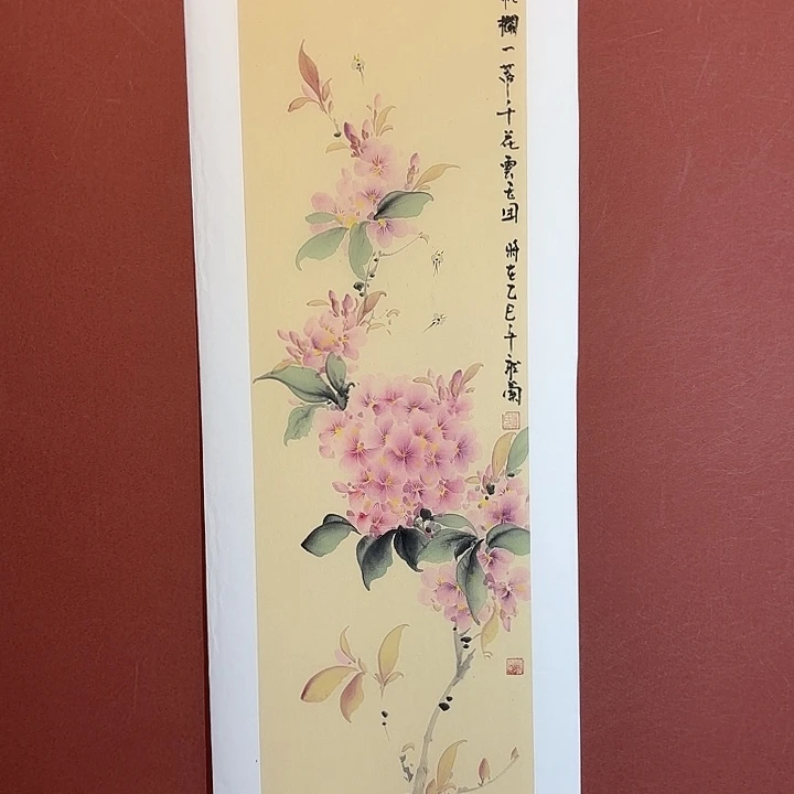 国画听兰老师花鸟
