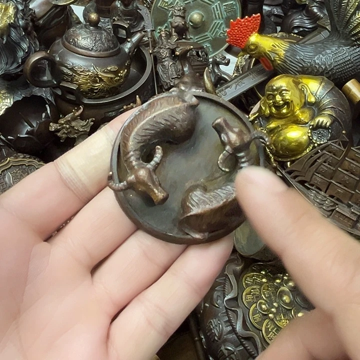 顺顺利利，铜器摆件
