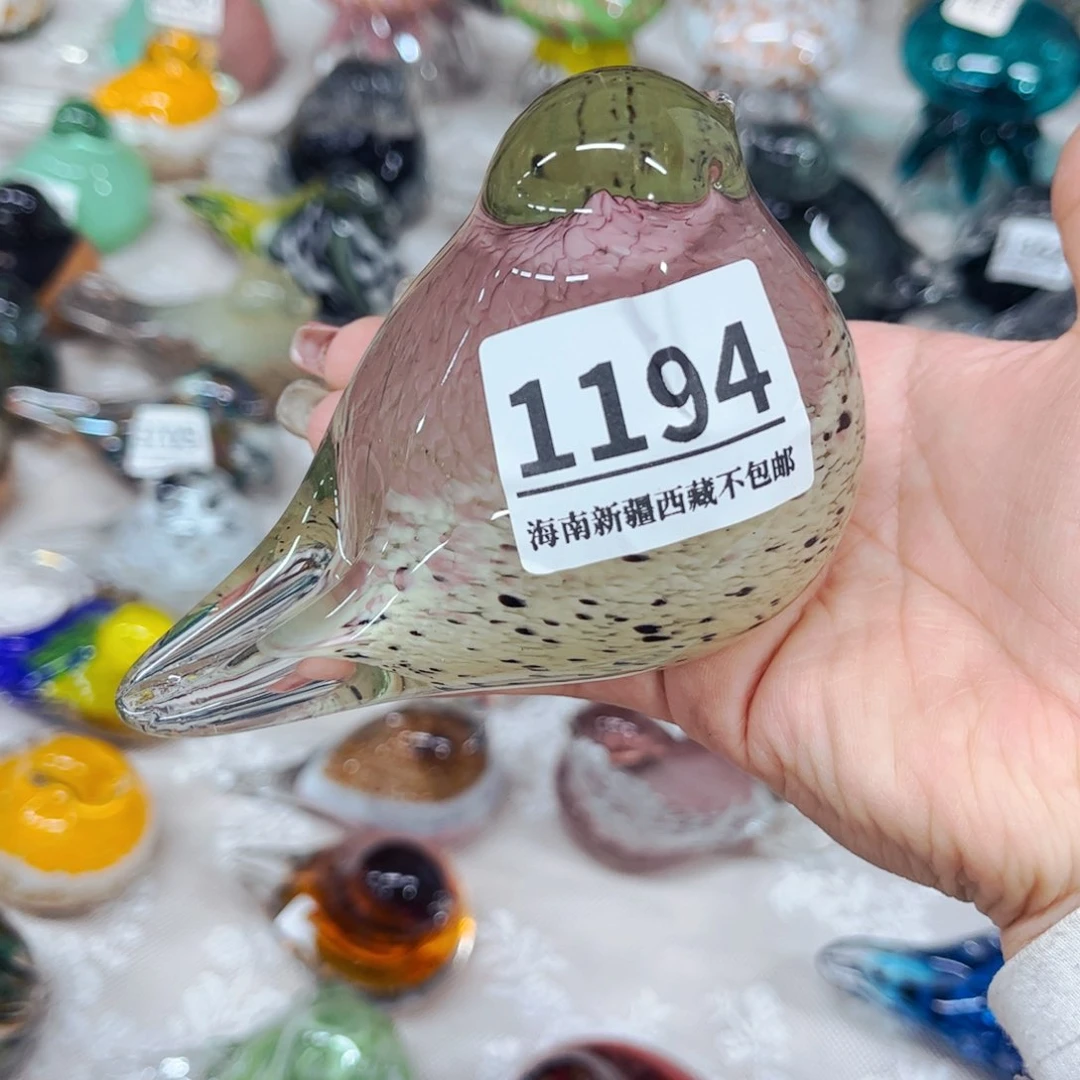鸟1194 家悦美居琉璃花瓶